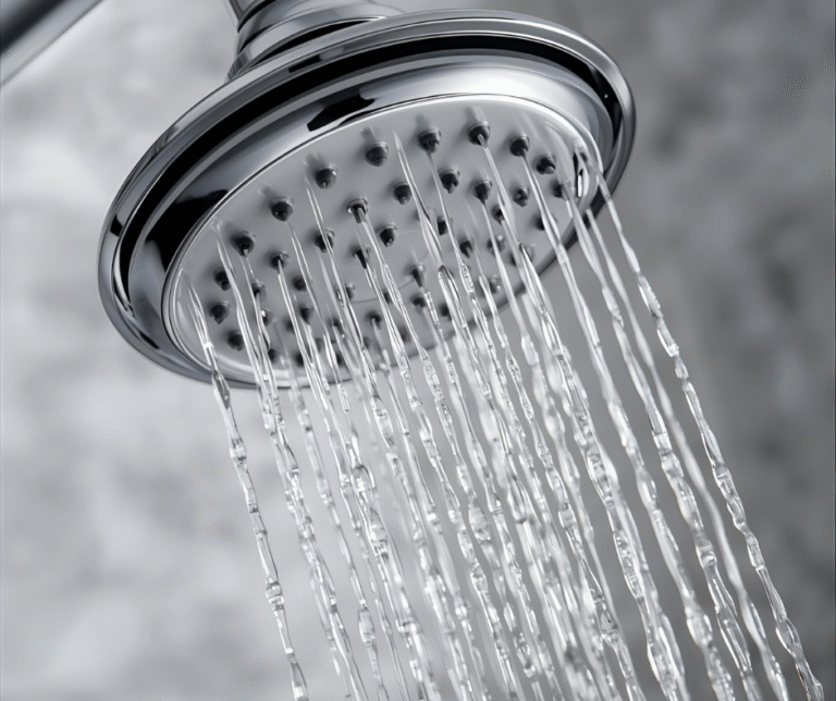 Comment fonctionne un pommeau de douche avec stop-eau ?