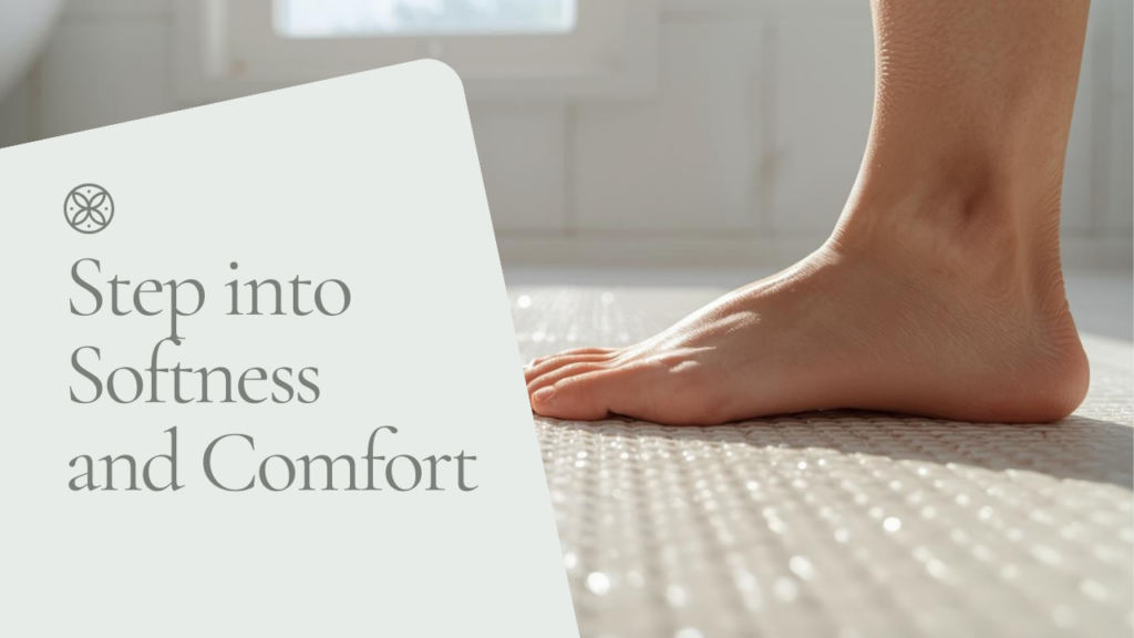 absorption instantanée tapis diatomite pied sortie douche