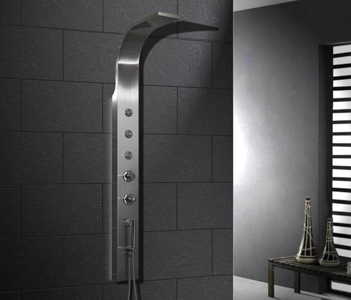 Colonne de douche noire mate (Très tendance)
