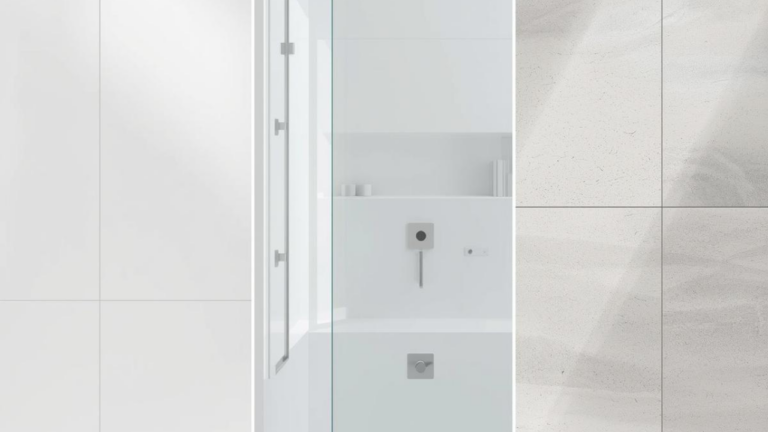 Mur de douche : PVC, acrylique ou céramique ?