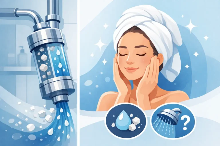 Filtre douche calcaire peau - utile ou gadget ?