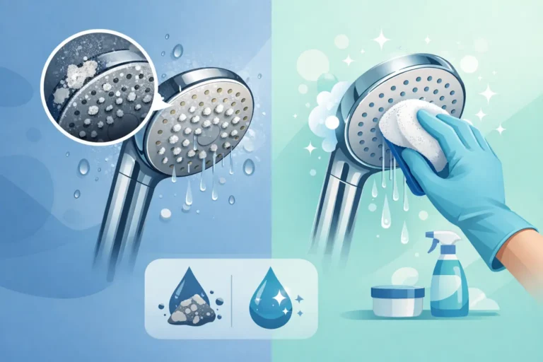 Comment réduire le calcaire du pommeau de douche