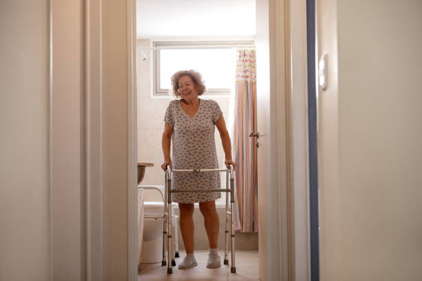 Tapis de douche antidérapant senior et PMR