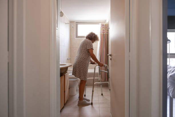 Tapis de douche antidérapant senior et PMR