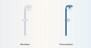 Colonne de douche mécanique ou thermostatique : quelles différences ?