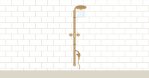 Colonne de douche vintage / rétro : notre sélection tendance