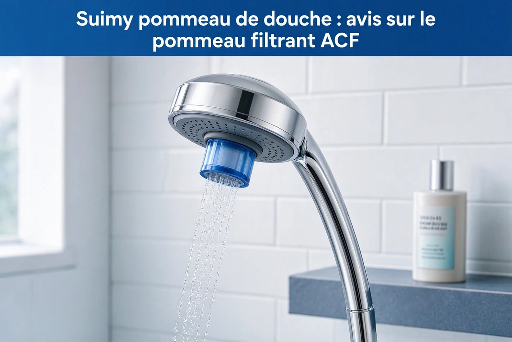 Suimy pommeau de douche : avis sur le pommeau filtrant ACF