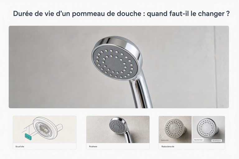 Durée de vie d'un pommeau de douche : quand faut-il le changer ?