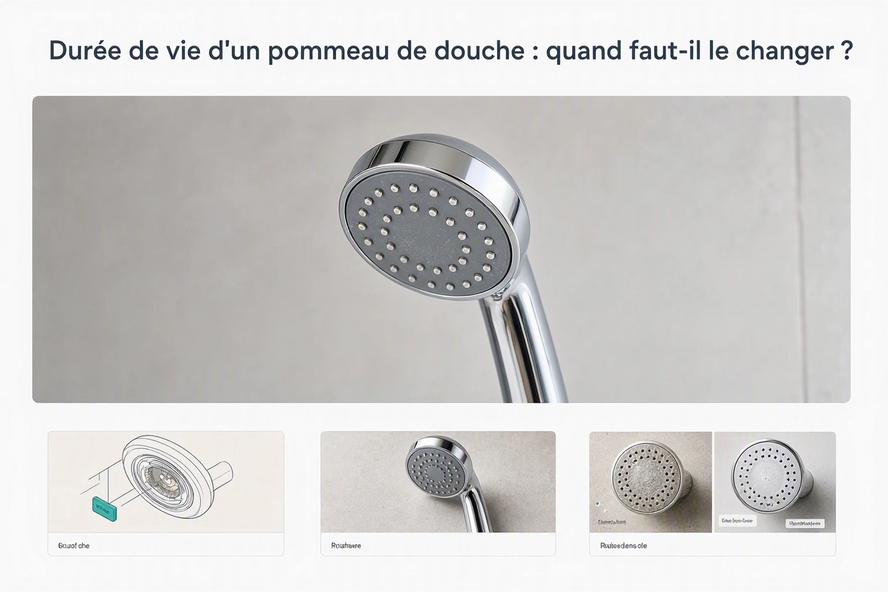 Durée de vie d'un pommeau de douche : quand faut-il le changer ?