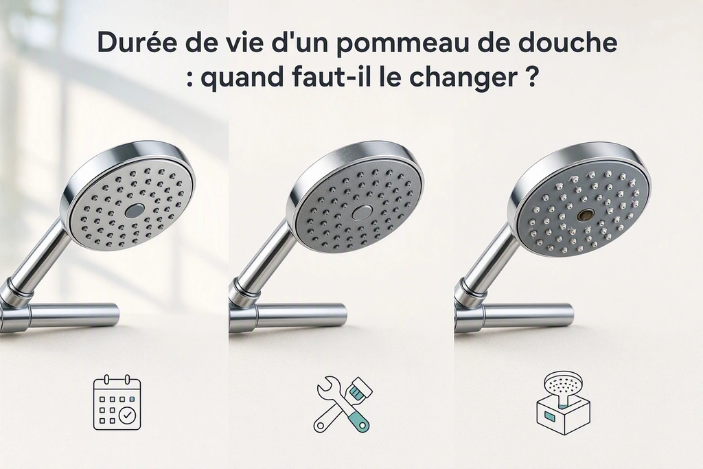 Durée de vie d'un pommeau de douche : quand faut-il le changer ?