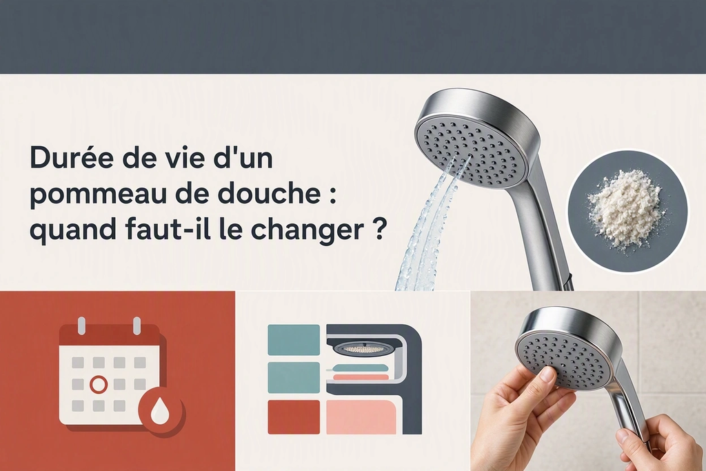Durée de vie d'un pommeau de douche : quand faut-il le changer ?