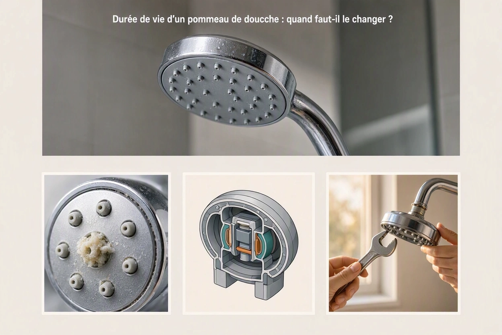 Durée de vie d'un pommeau de douche : quand faut-il le changer ?