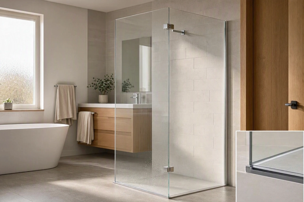 Paroi de douche sans cadre : le guide d’achat 2026 pour ne pas se tromper