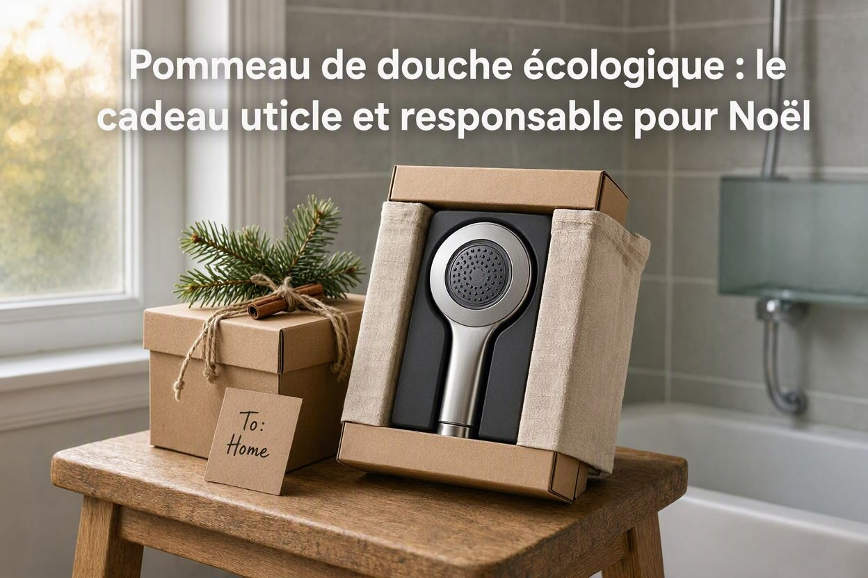 Pommeau de douche écologique : le cadeau utile et responsable pour Noël