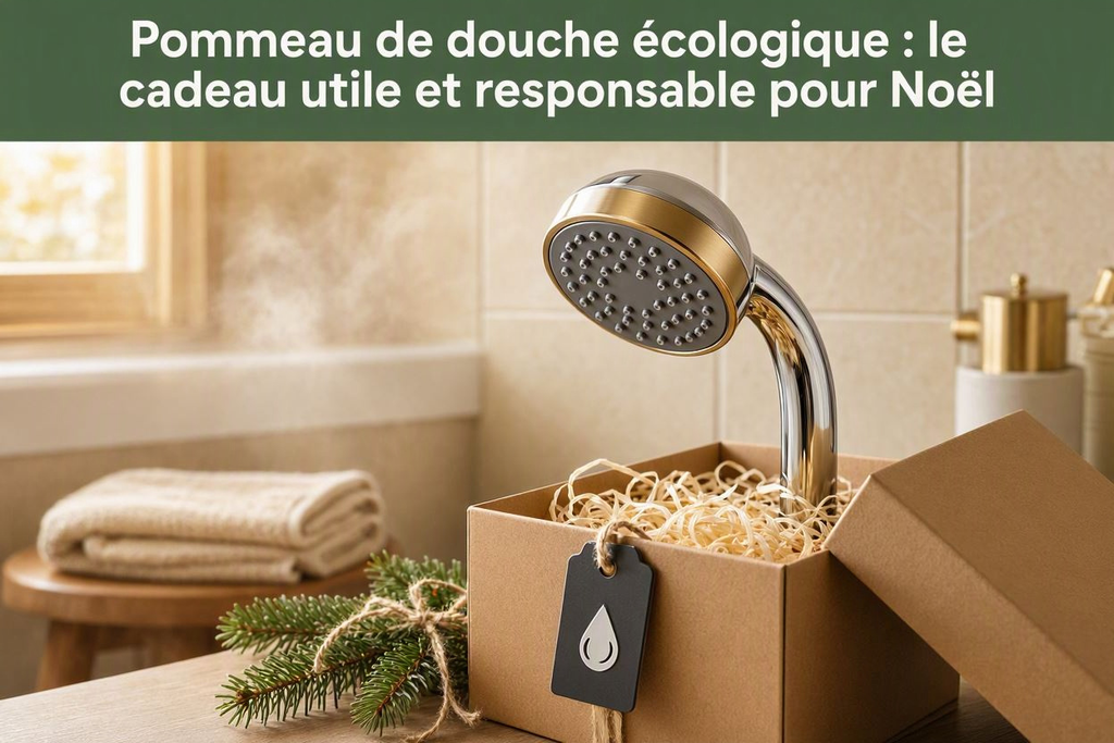 Pommeau de douche écologique : le cadeau utile et responsable pour Noël