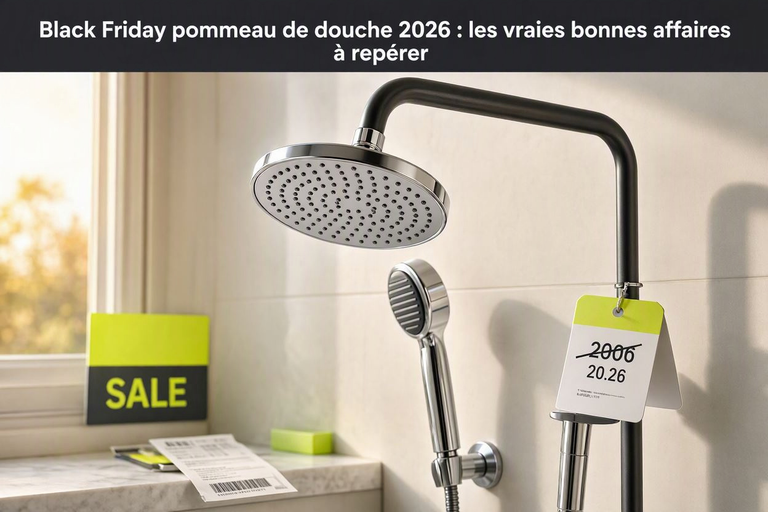 Black Friday pommeau de douche 2026 : les vraies bonnes affaires à repérer