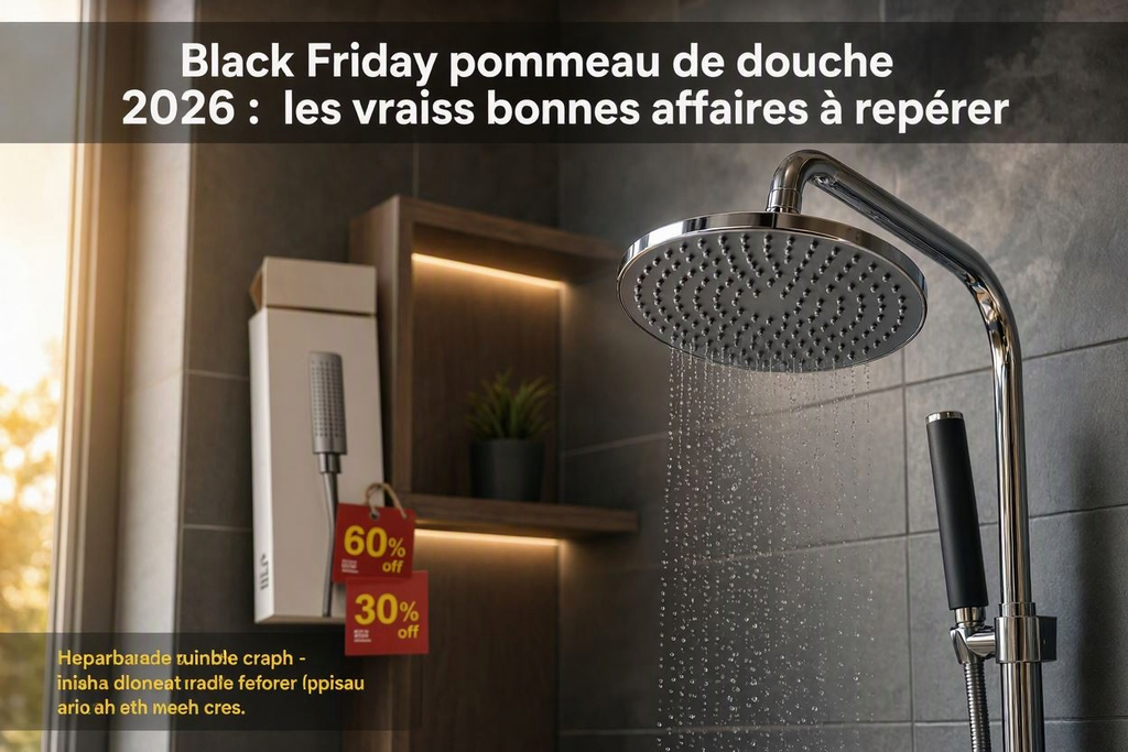 Black Friday pommeau de douche 2026 : les vraies bonnes affaires à repérer