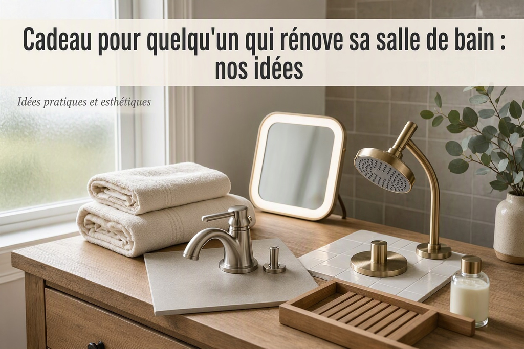 Cadeau pour quelqu'un qui rénove sa salle de bain : nos idées