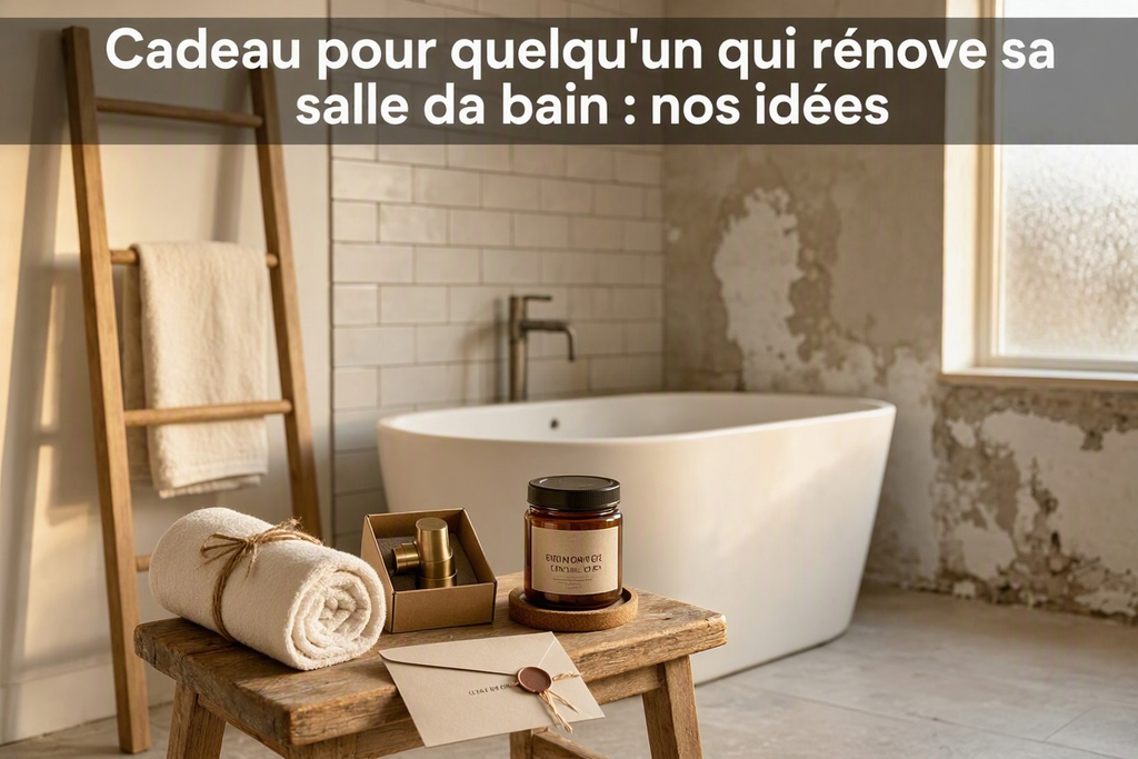 Cadeau pour quelqu'un qui rénove sa salle de bain
