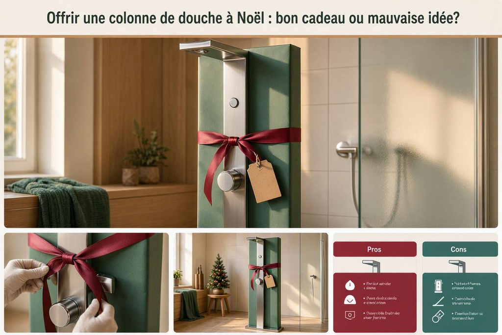 Offrir une colonne de douche à Noël : bon cadeau ou mauvaise idée?