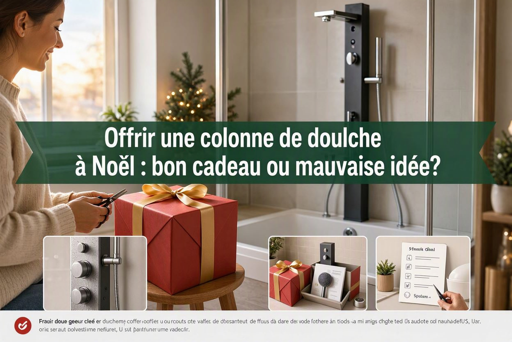 Offrir une colonne de douche à Noël : bon cadeau ou mauvaise idée?