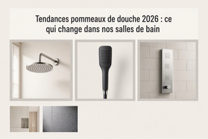 Tendances pommeaux de douche 2026 : ce qui change dans nos salles de bain