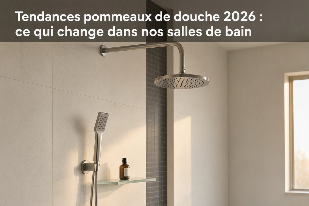 Tendances pommeaux de douche 2026 : ce qui change dans nos salles de bain
