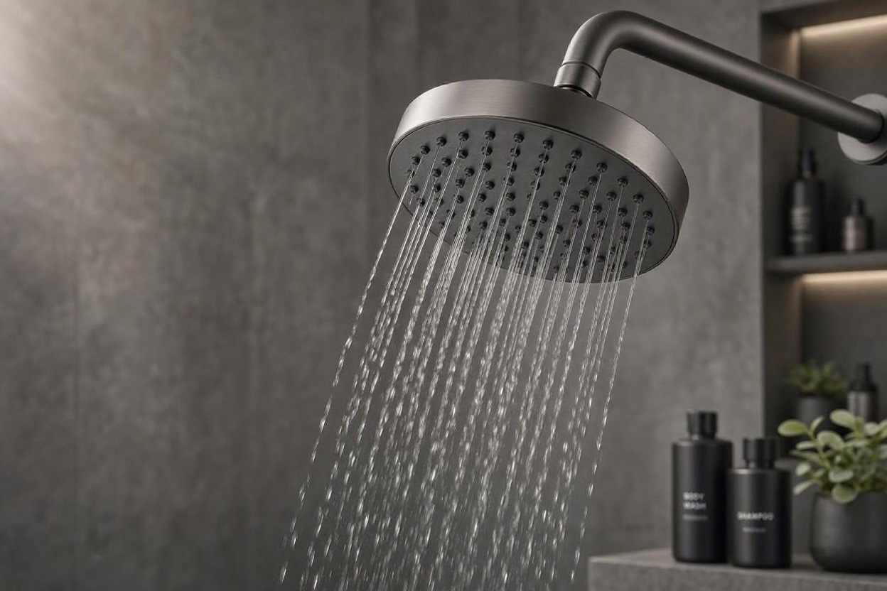 Pommeau de douche gunmetal et finitions PVD : avis, entretien, durabilité