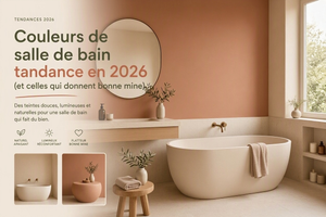 Couleurs de salle de bain tendance en 2026