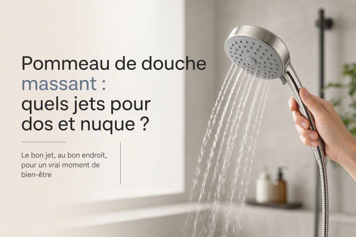 Pommeau de douche massant : quels jets pour dos et nuque ?
