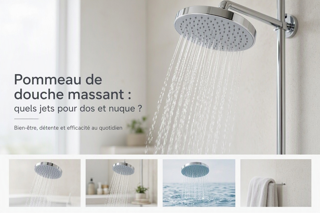 Pommeau de douche massant : quels jets pour dos et nuque ?