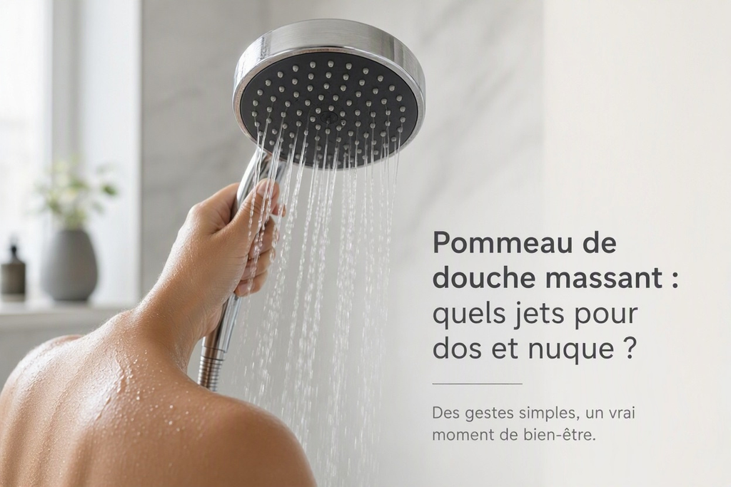 Pommeau de douche massant : quels jets pour dos et nuque ?