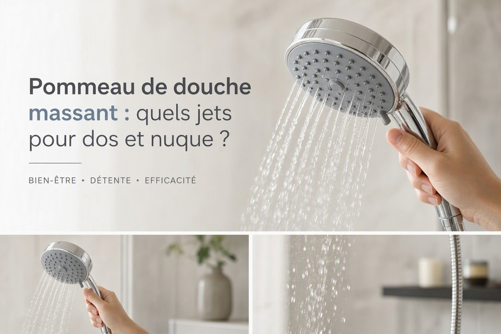 Pommeau de douche massant : quels jets pour dos et nuque ?