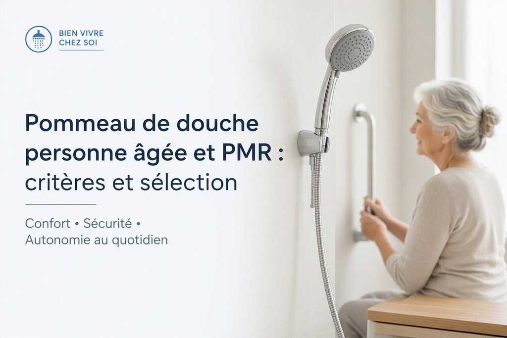 Pommeau de douche personne âgée et PMR : critères et sélection