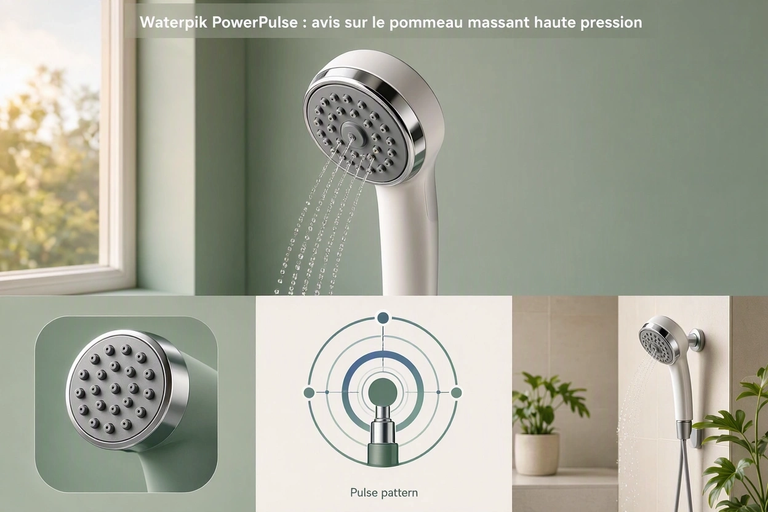 Waterpik PowerPulse : avis sur le pommeau massant haute pression
