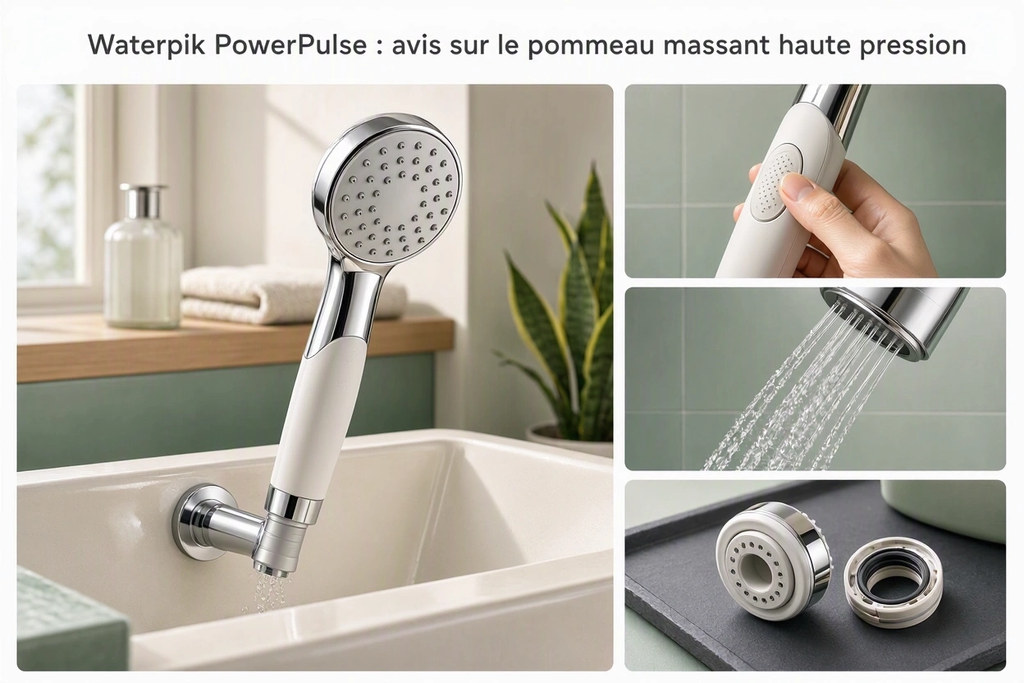 Waterpik PowerPulse : avis sur le pommeau massant haute pression