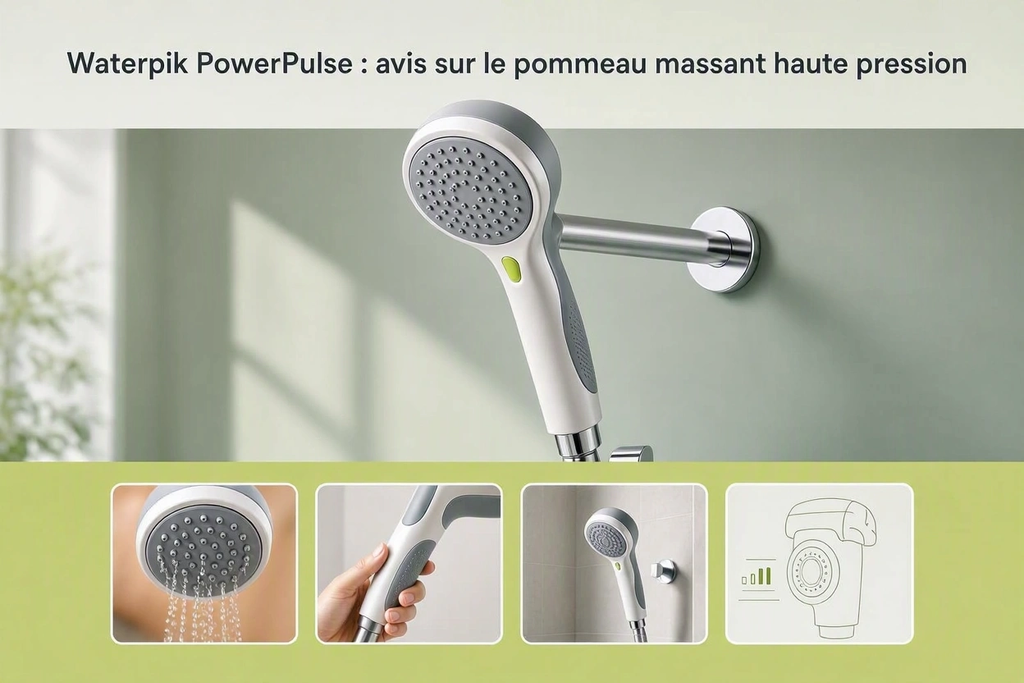 Waterpik PowerPulse : avis sur le pommeau massant haute pression