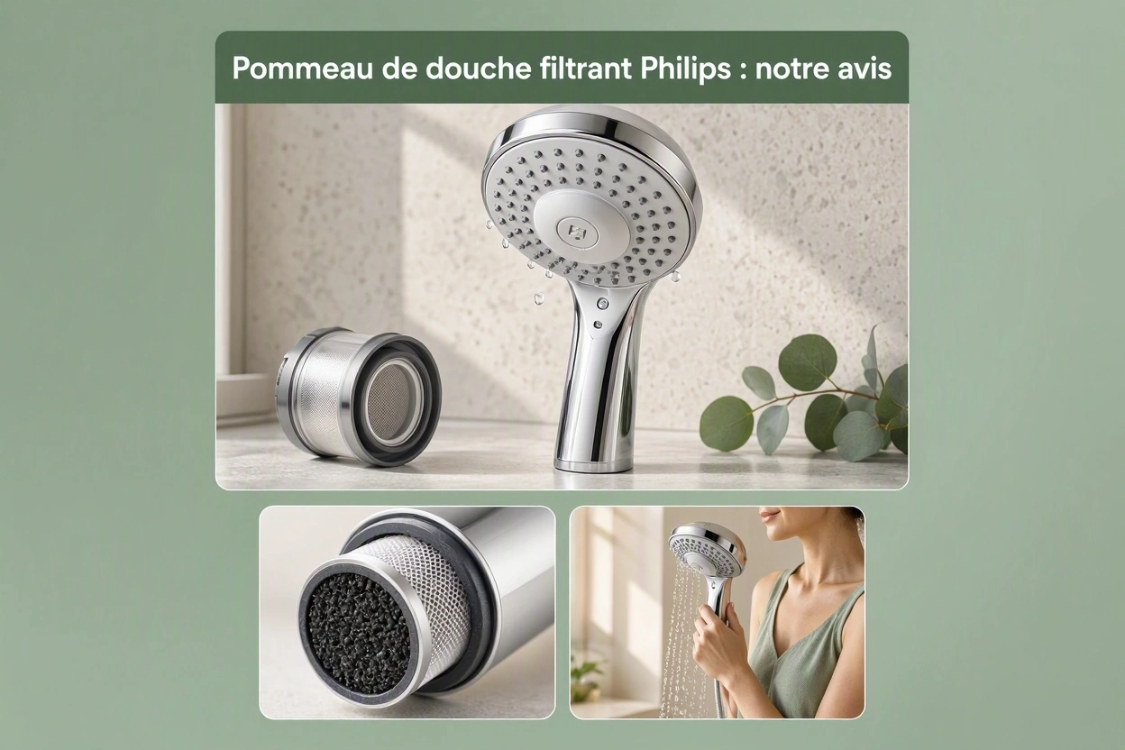 Pommeau de douche filtrant Philips : notre avis